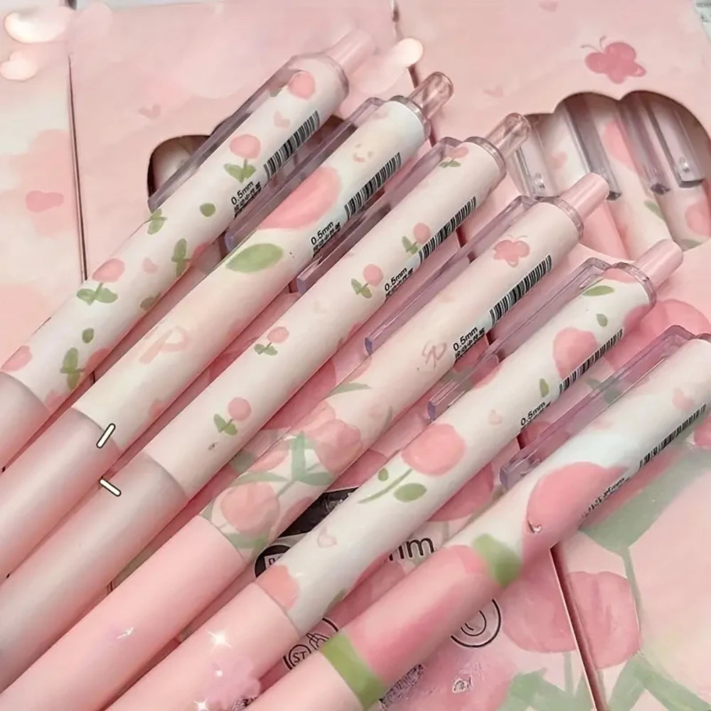 Peachy Petals Gel Pens