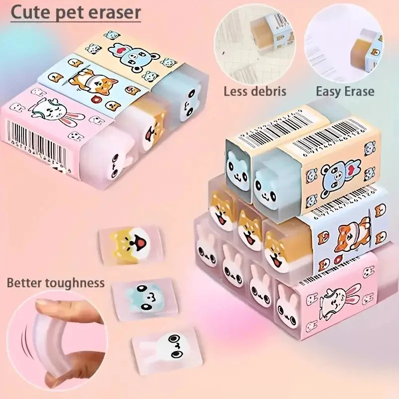 Scented Animal Jelly Erasers with Sweet Smell