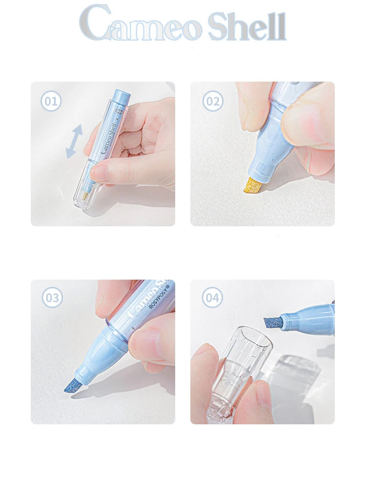 Mermaid Mist Sparkling Fluorescent Highlighters