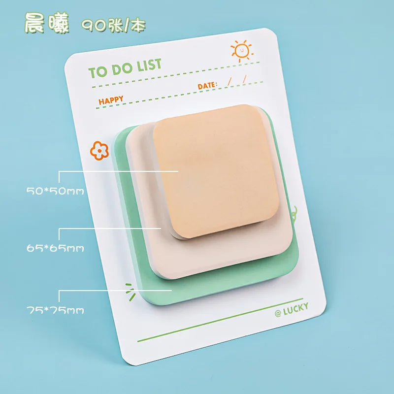 Pastel Stack Sticky Notes (3-Size)