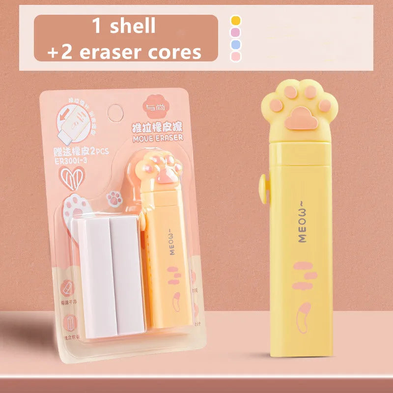 Paw-fect Push-Pull Pencil Eraser