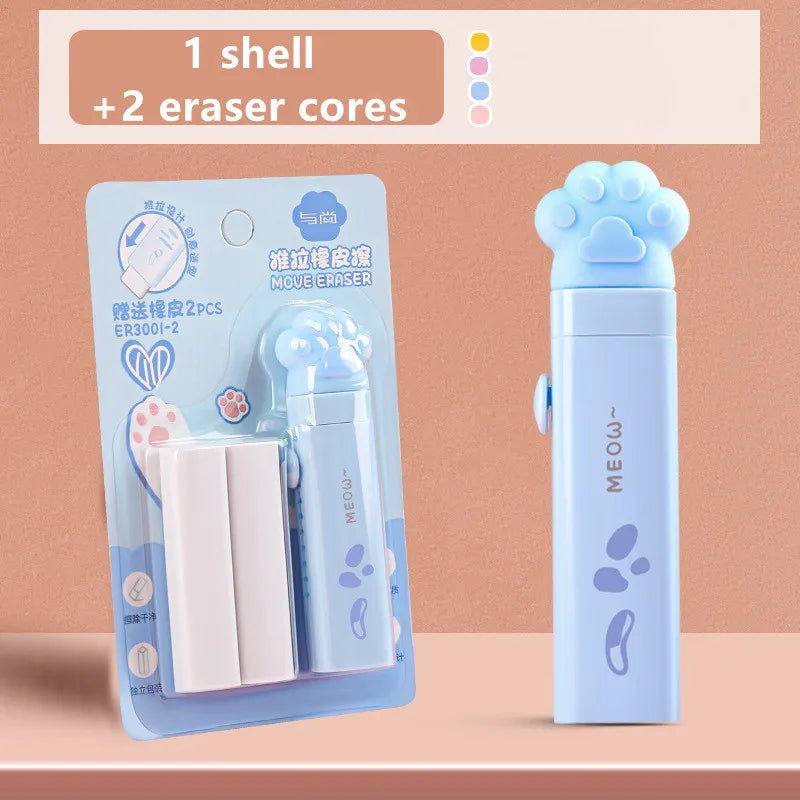Paw-fect Push-Pull Pencil Eraser