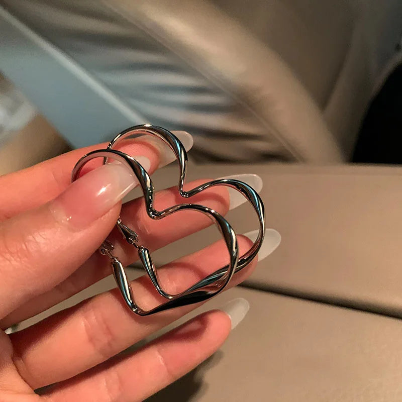 Twist Me Love Hoop Earrings