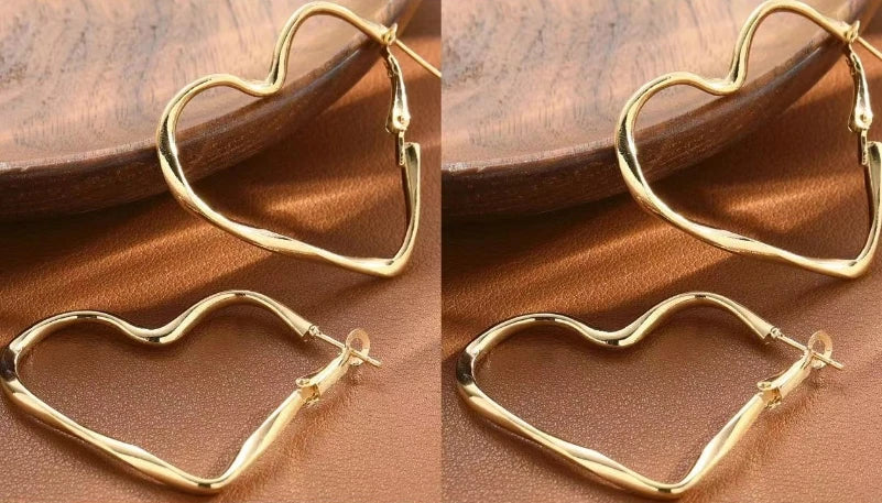Twist Me Love Hoop Earrings