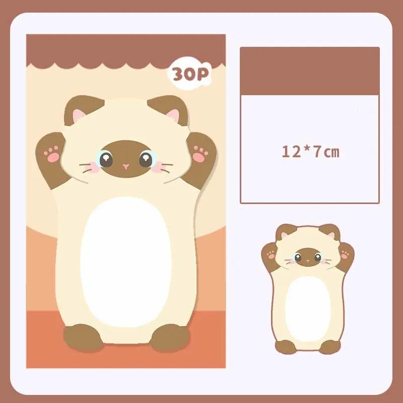 Paw-sitive Kitty Sticky Notes
