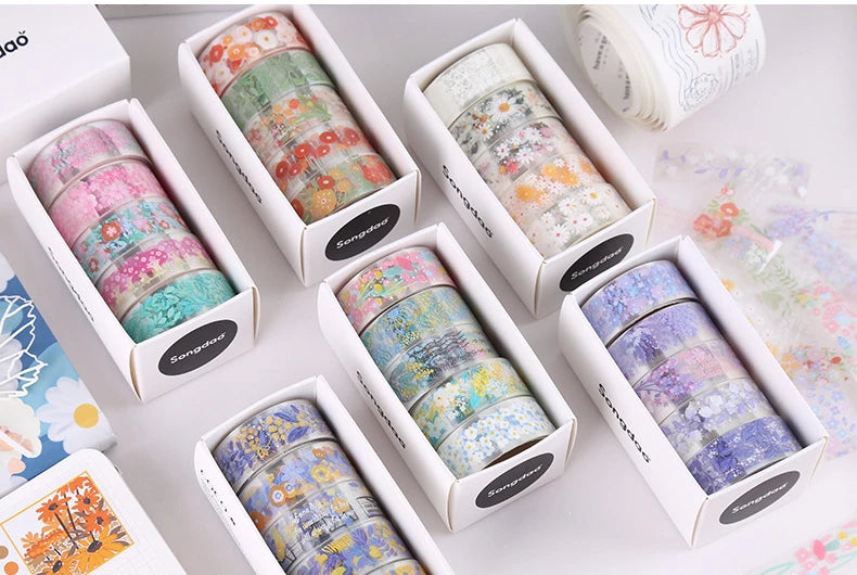 Whimsical Wonders Transparent Sticker Rolls