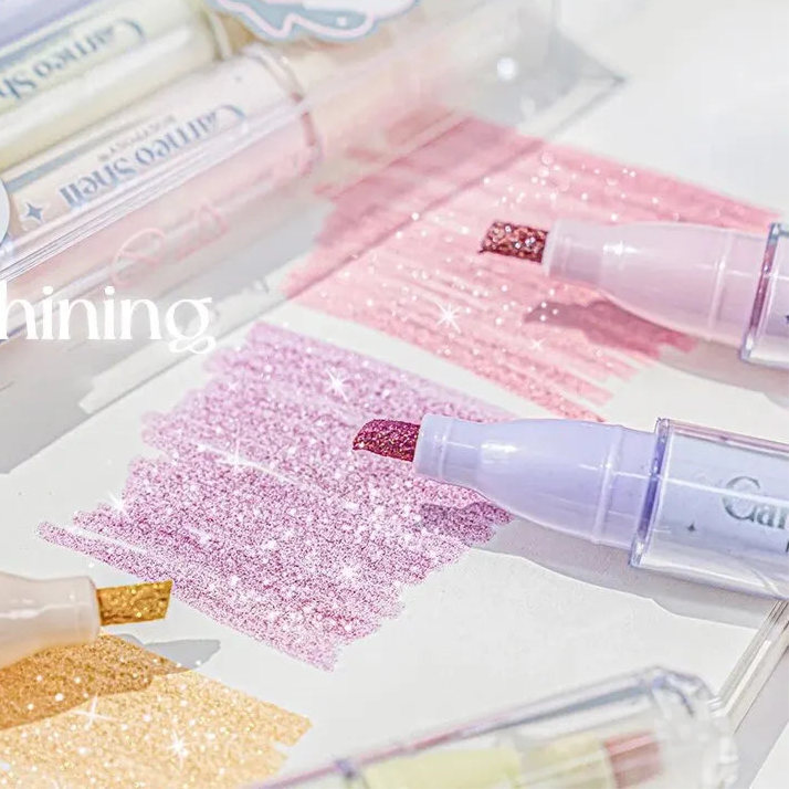 Mermaid Mist Sparkling Fluorescent Highlighters
