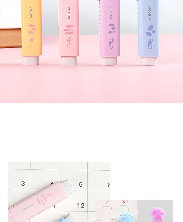 Paw-fect Push-Pull Pencil Eraser
