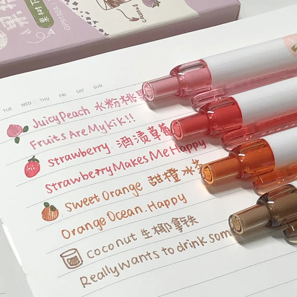 Pastel Punch Fruity Vibe Scented Gel Pens