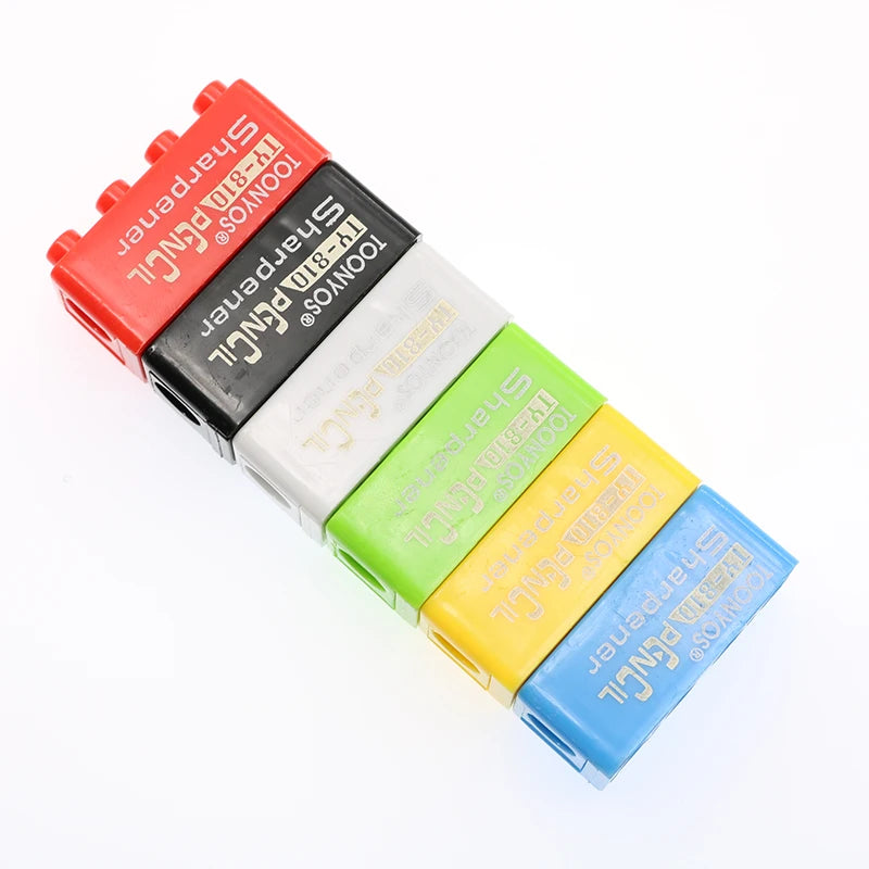 Colorful Building Block Pencil Sharpener