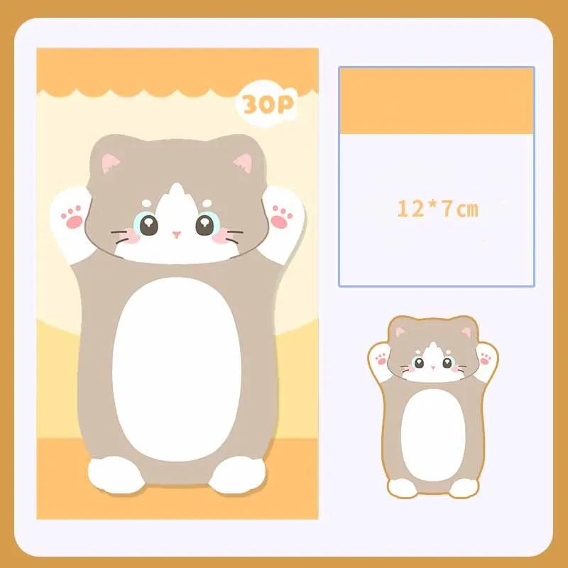 Paw-sitive Kitty Sticky Notes