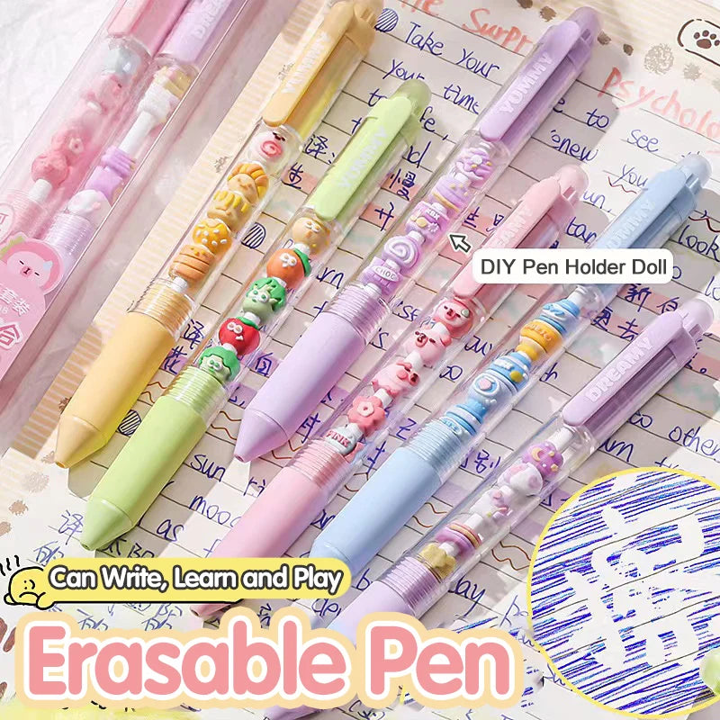 Squishy Friends Erasable Ballpoint Pens