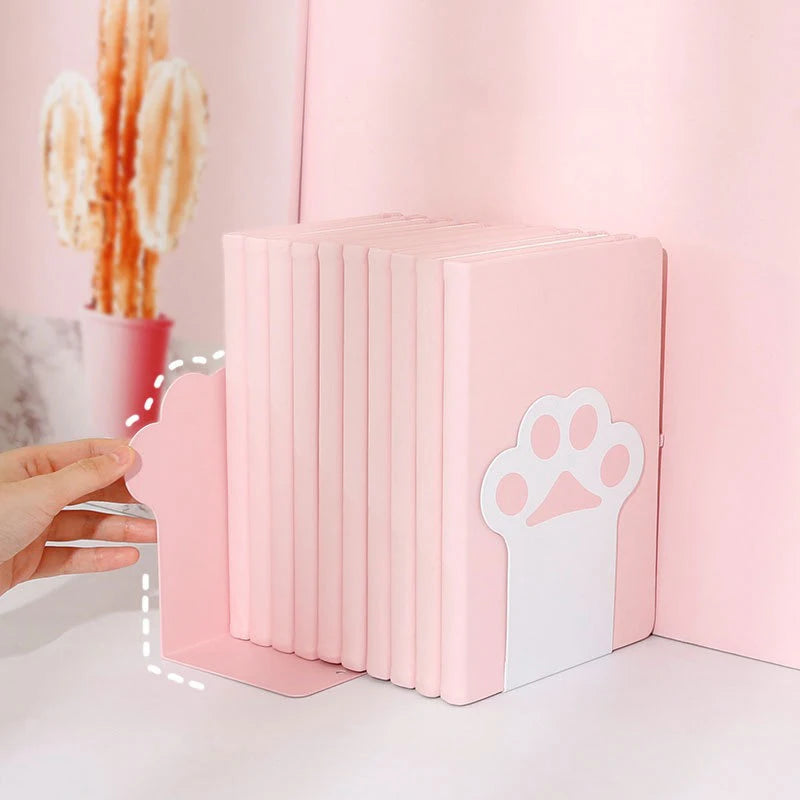 Metal Cat Paw Bookends