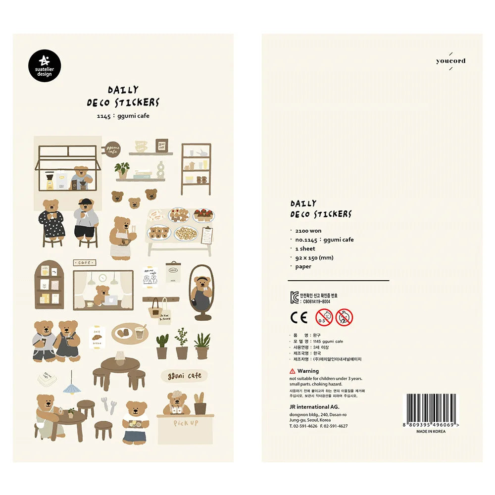 Suatelier Cottagecore Daily Life Stickers