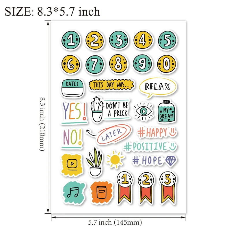 Happy Planner Vibes Stickers