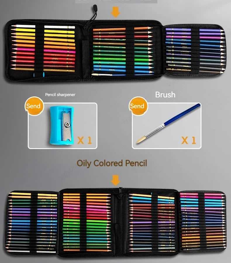 Creative Galaxy Professional Colored Pencils Set