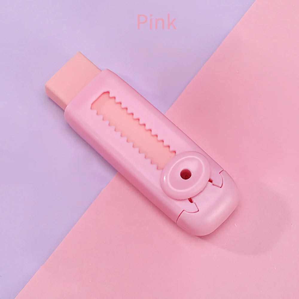 Pastel Pop Retractable Push-Pull Eraser