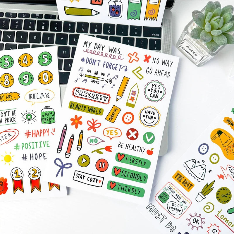 Happy Planner Vibes Stickers