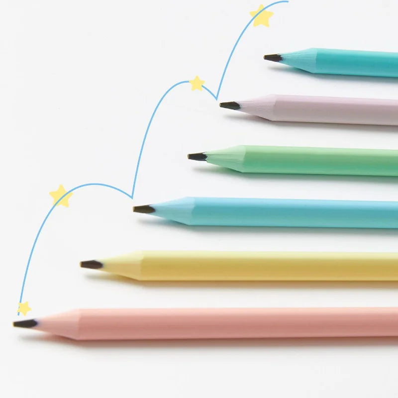 Sweet Macaron HB Pencil Set