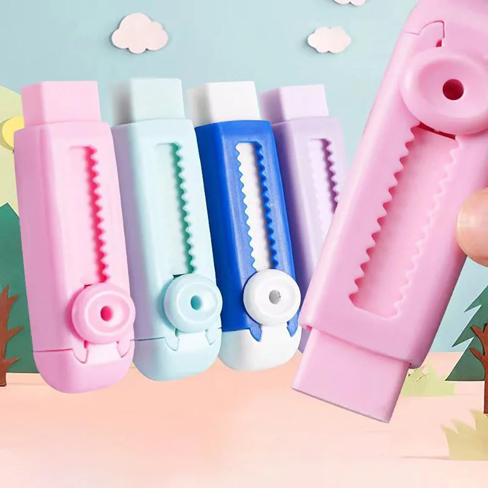 Pastel Pop Retractable Push-Pull Eraser