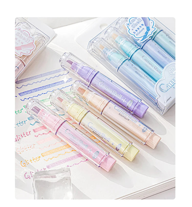 Mermaid Mist Sparkling Fluorescent Highlighters