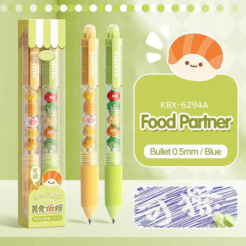 Squishy Friends Erasable Ballpoint Pens