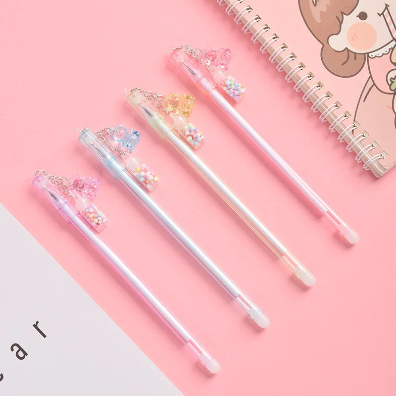Gummy Bear Charm Pen Erasable Gel Pen