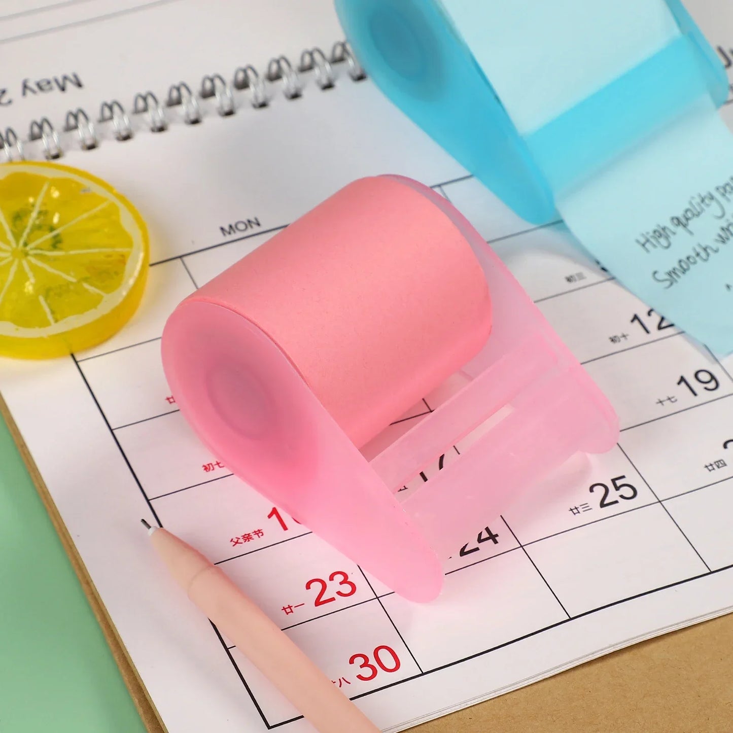 Peelie Pals Pastel Roller Sticky Notes (with Dispenser)