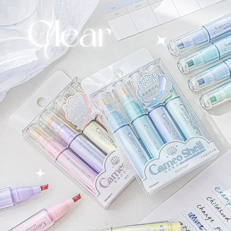 Mermaid Mist Sparkling Fluorescent Highlighters