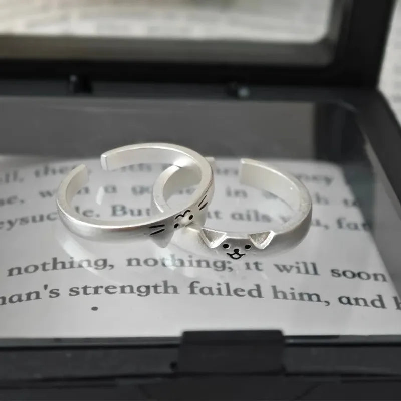 Puppy & Kitty Duo Rings