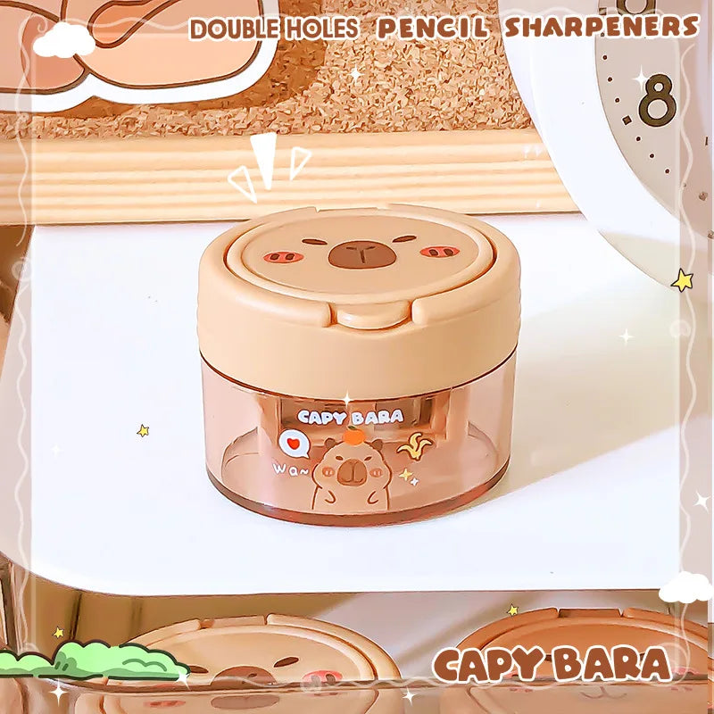 Capybara Cozy Pencil Sharpeners