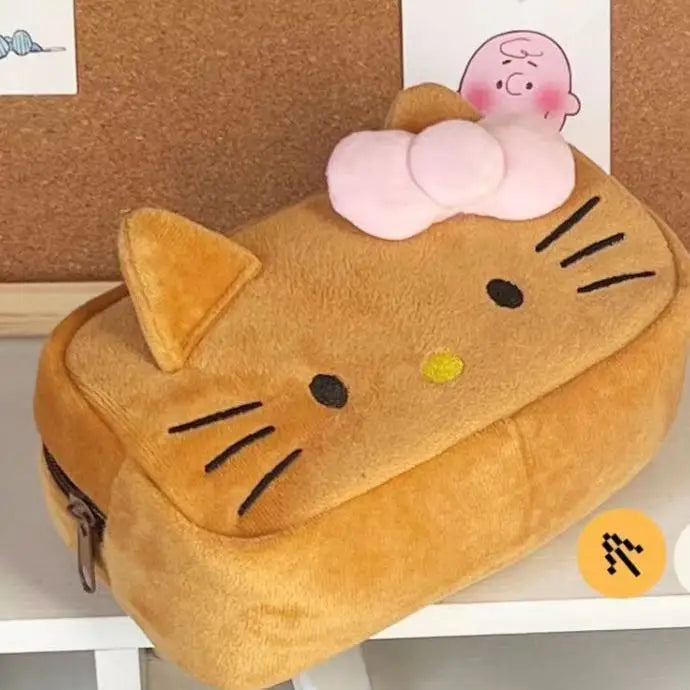 Hello Kitty Plush Pencil Pouch