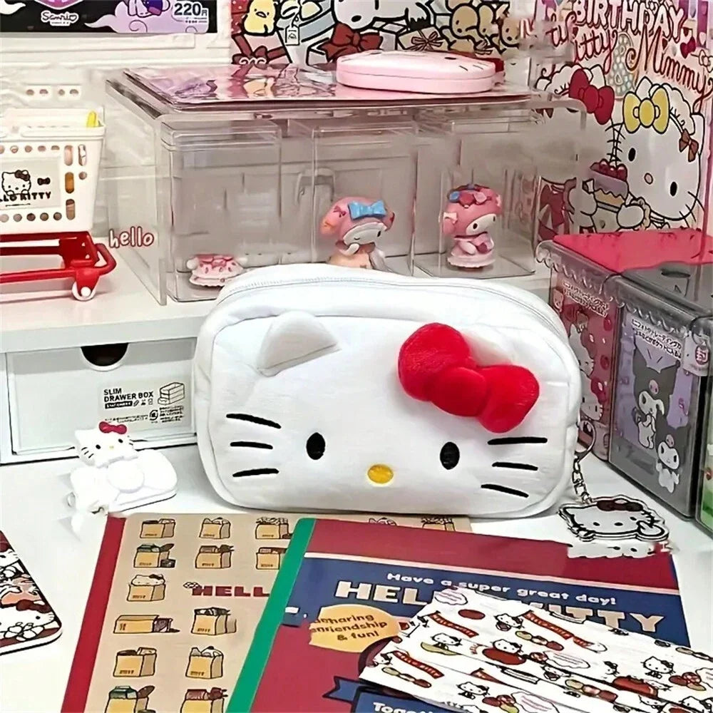 Hello Kitty Plush Pencil Pouch