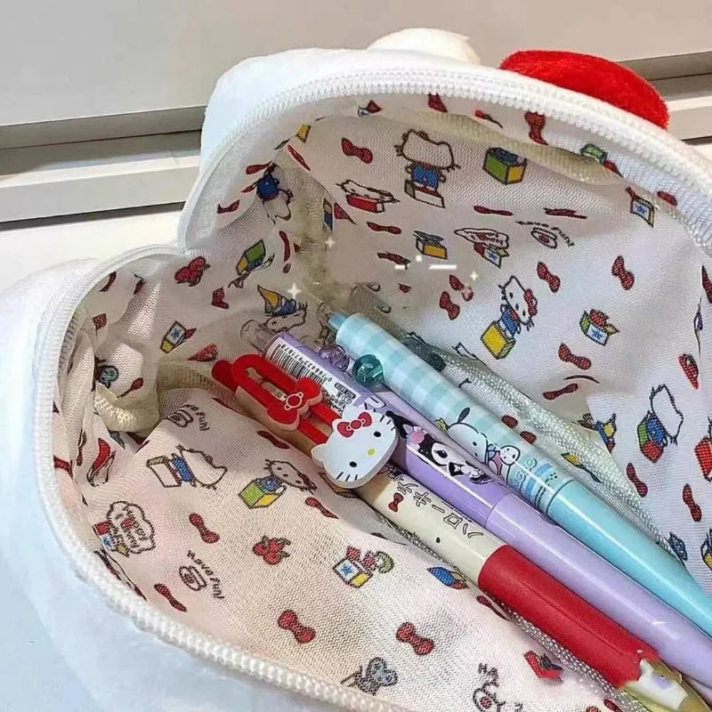 Hello Kitty Plush Pencil Pouch