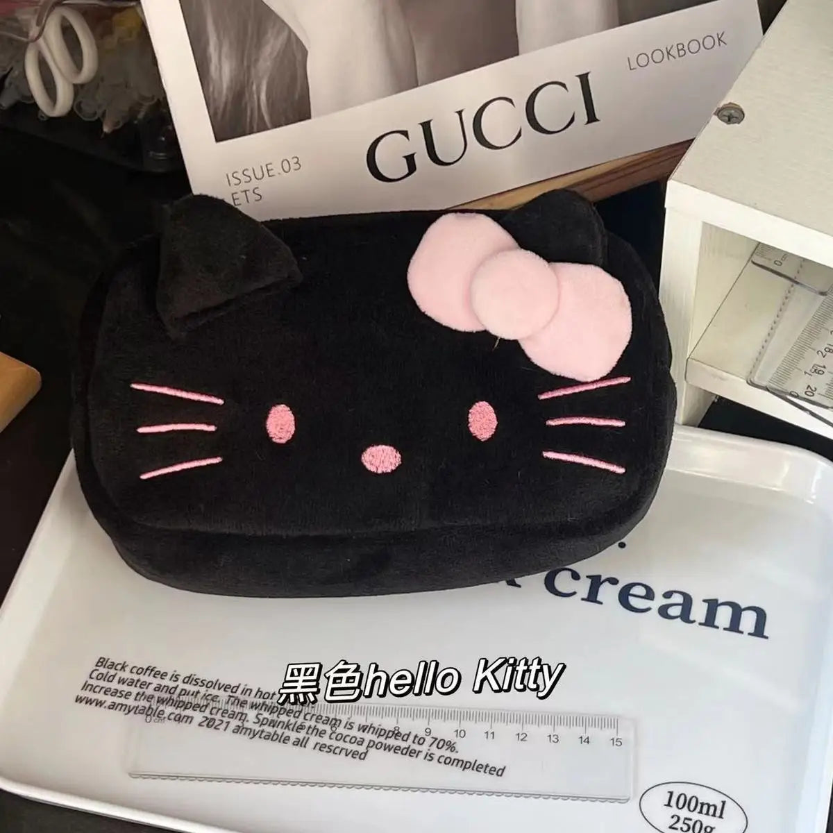 Hello Kitty Plush Pencil Pouch