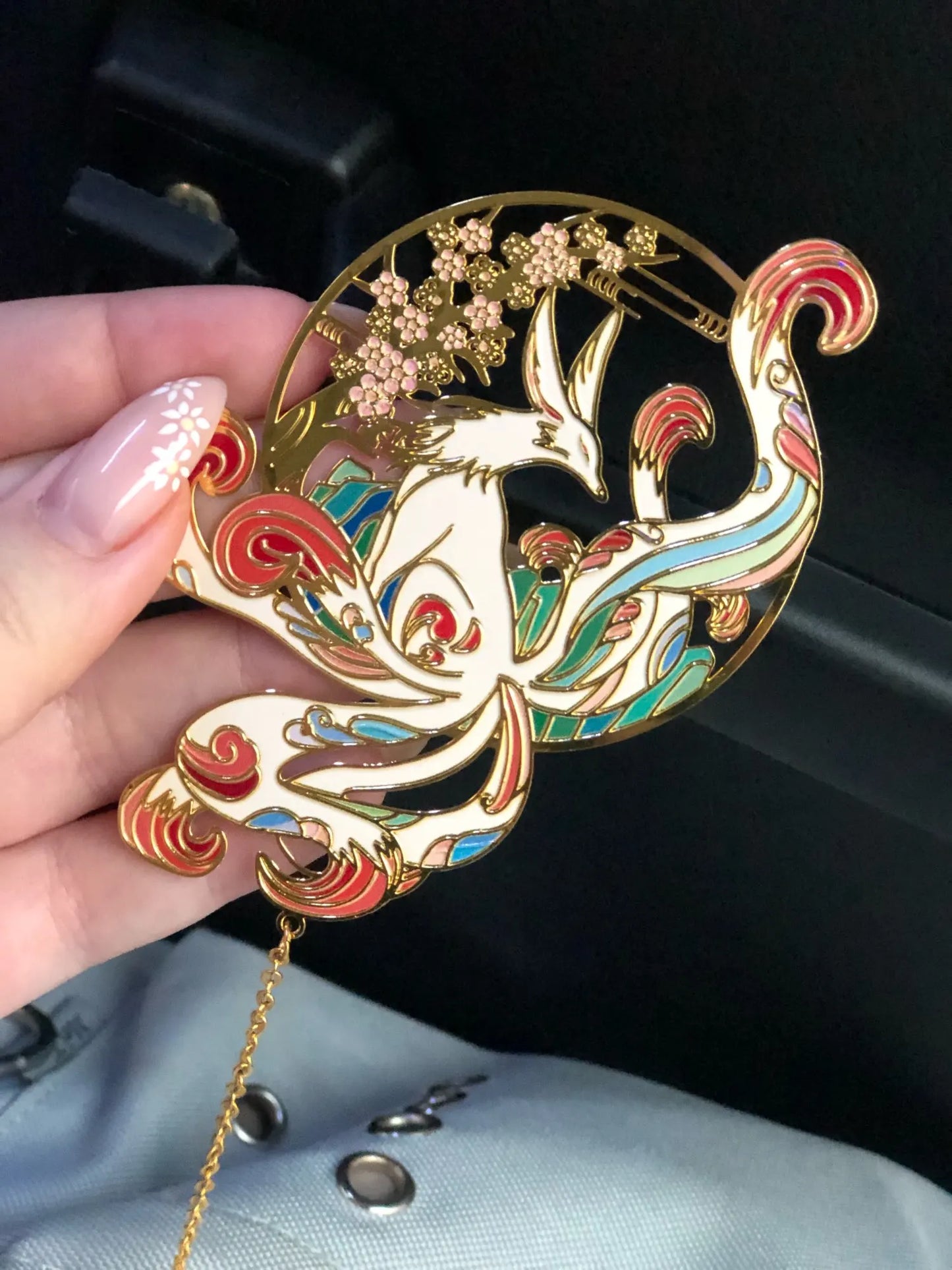 Imperial Garden Chinese Style Brass Bookmark