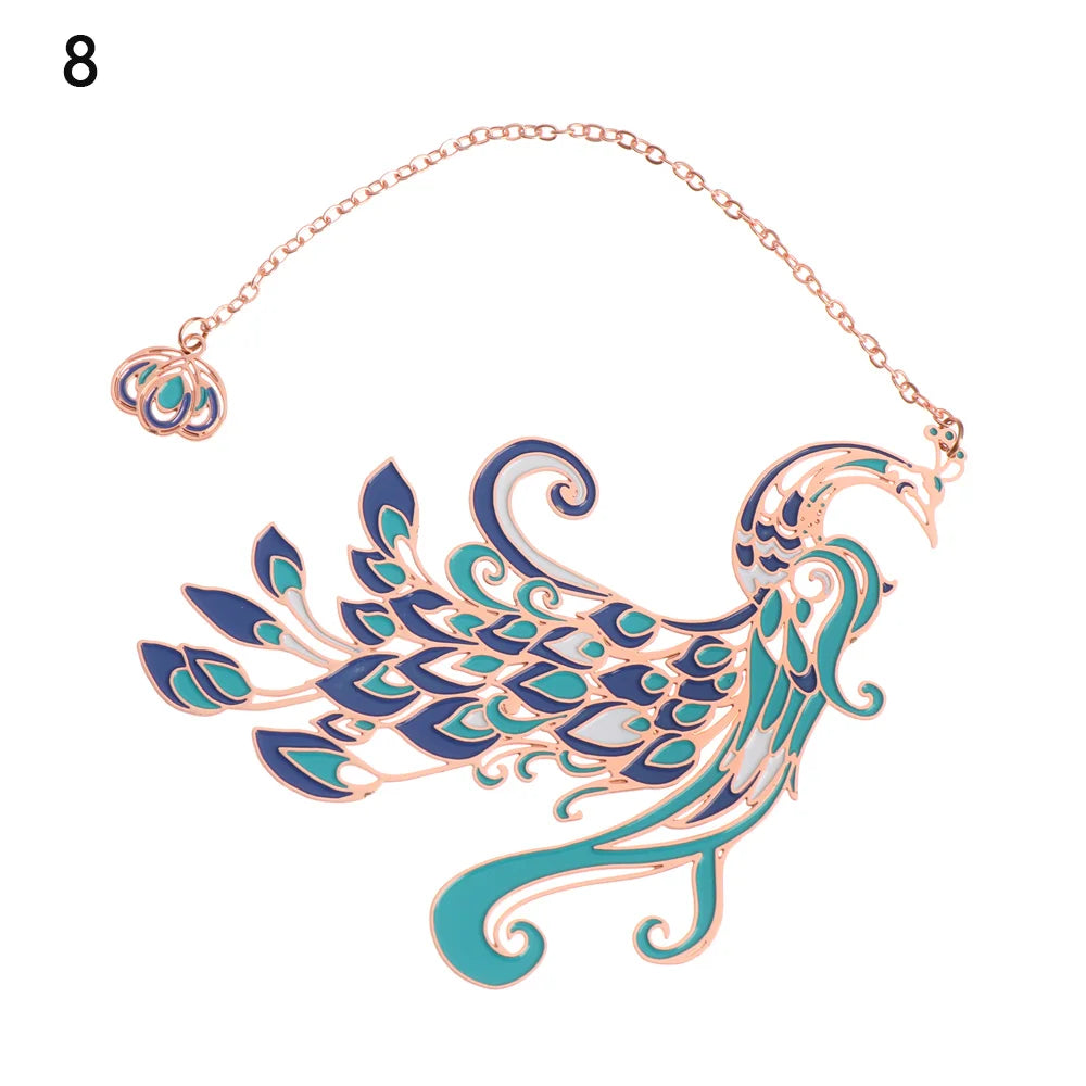 Imperial Garden Chinese Style Brass Bookmark