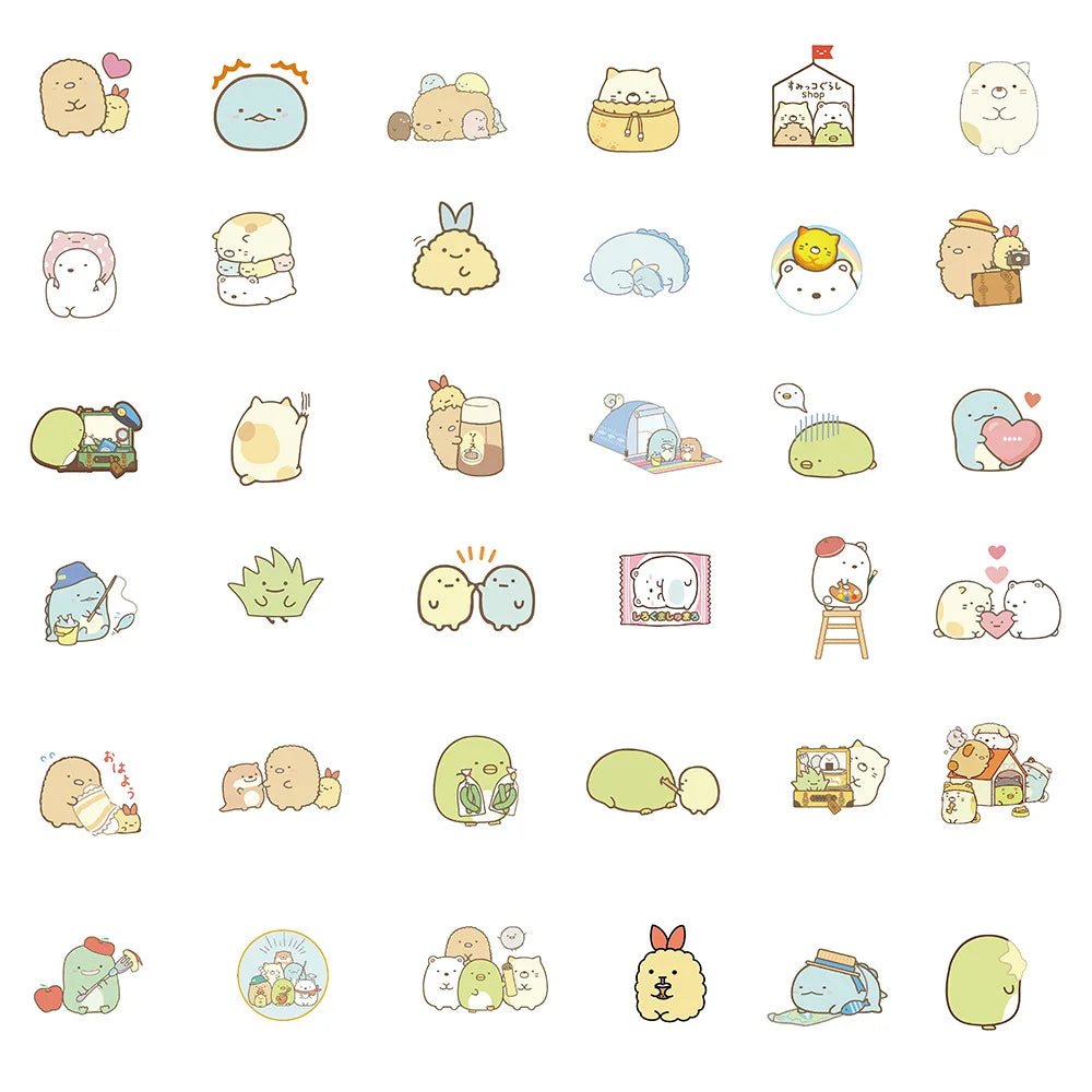 San-X Sumikko Gurashi Kawaii Daydreaming Beans Waterproof Stickers