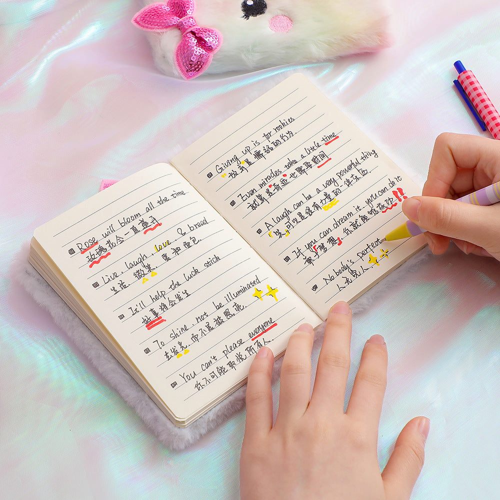 Dreamy Fluff Plush Notebook
