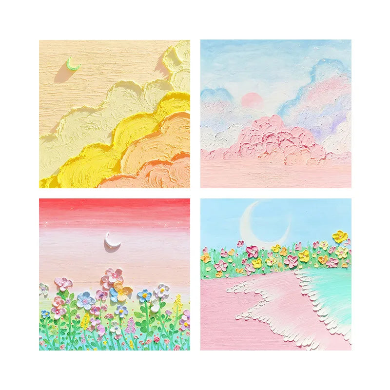 Pastella Landscape Painting Sticky Notes
