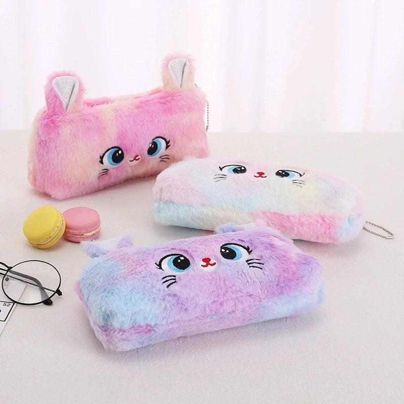 Fluffy Kitty Pencil Pouch