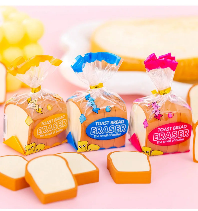Fresh Toast Bread Slice Erasers