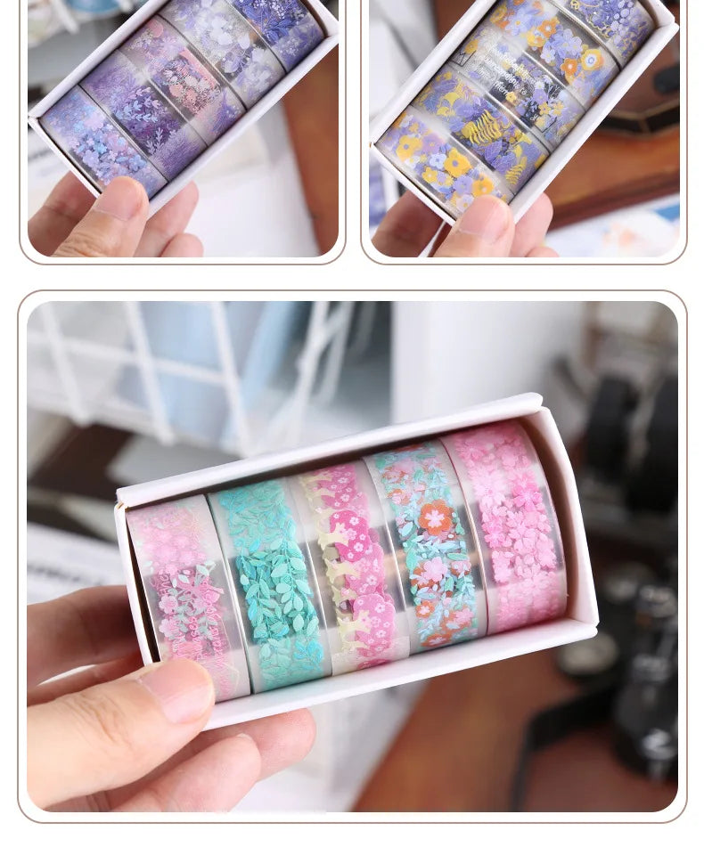 Whimsical Wonders Transparent Sticker Rolls