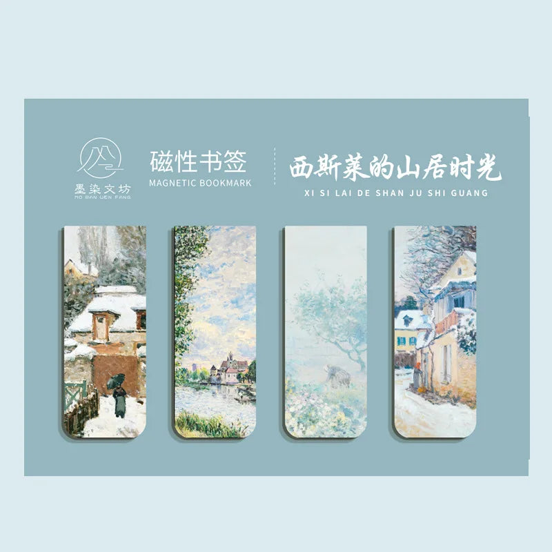 Famous Painting Masterpiece Magnetic Bookmarks