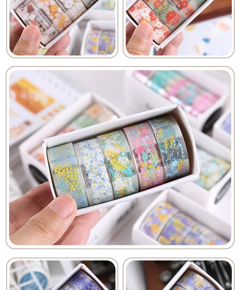 Whimsical Wonders Transparent Sticker Rolls