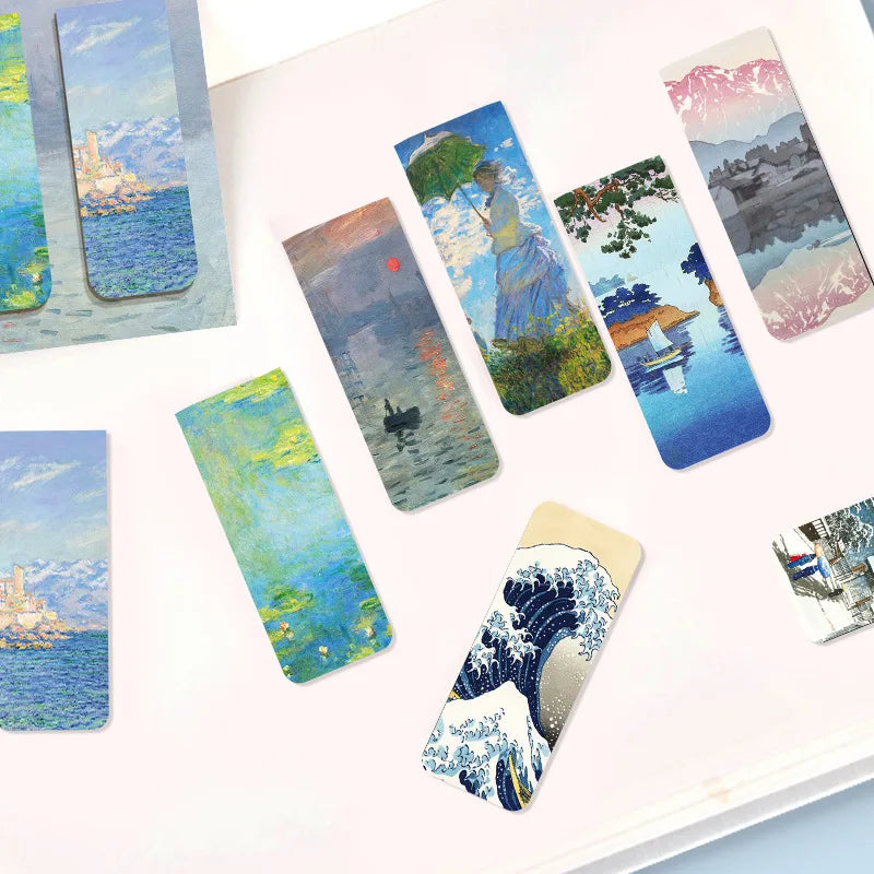 Famous Painting Masterpiece Magnetic Bookmarks