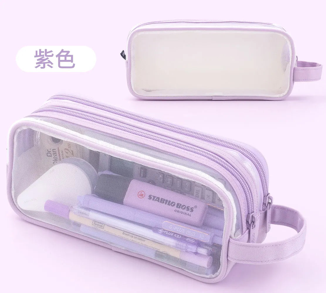Clear View Transparent Pencil Organizer