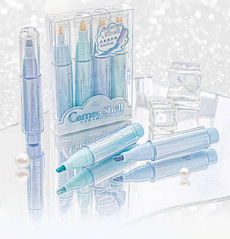 Mermaid Mist Sparkling Fluorescent Highlighters