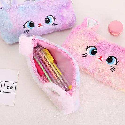 Fluffy Kitty Pencil Pouch