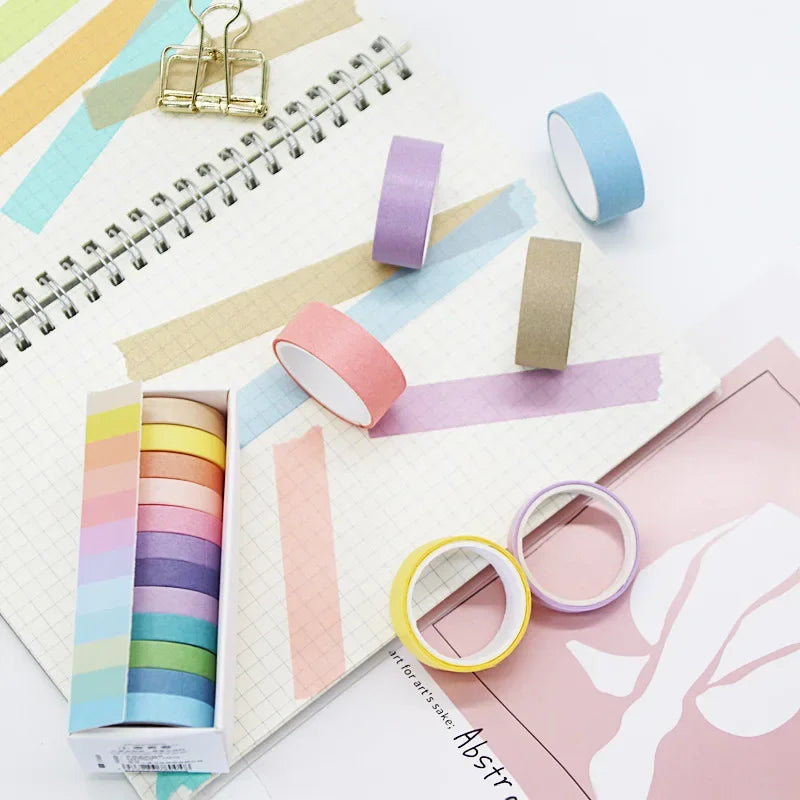 Rainbow Macaron Sorbet Washi Set